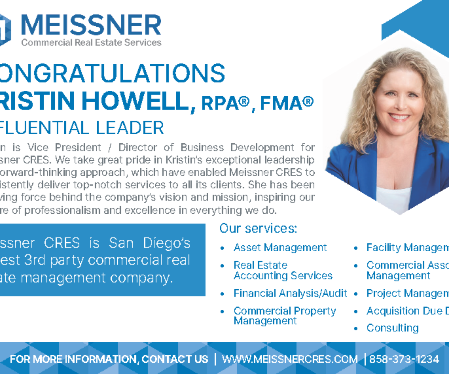 Kristin Howell named Influential Leader